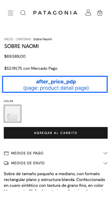 After Price PDP Slot