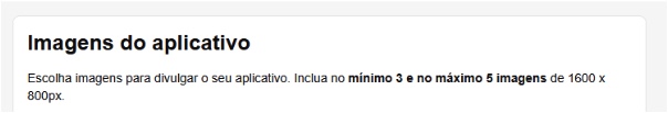 Imagens do Aplicativo